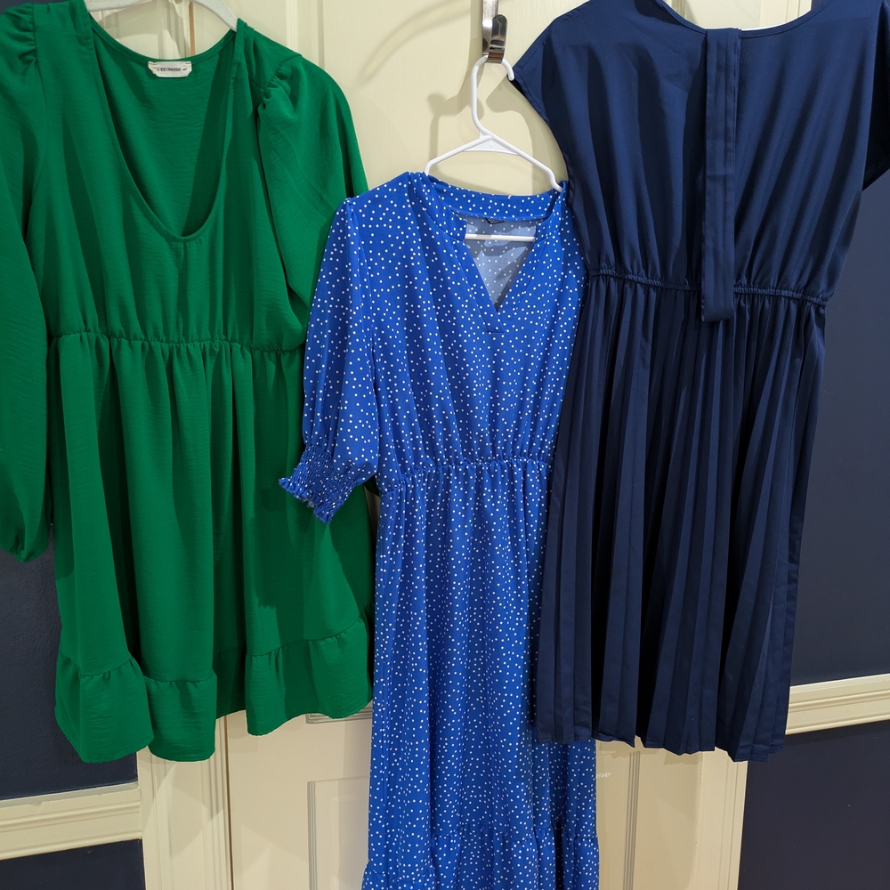 Eesome Green and Blue Dresses Collection